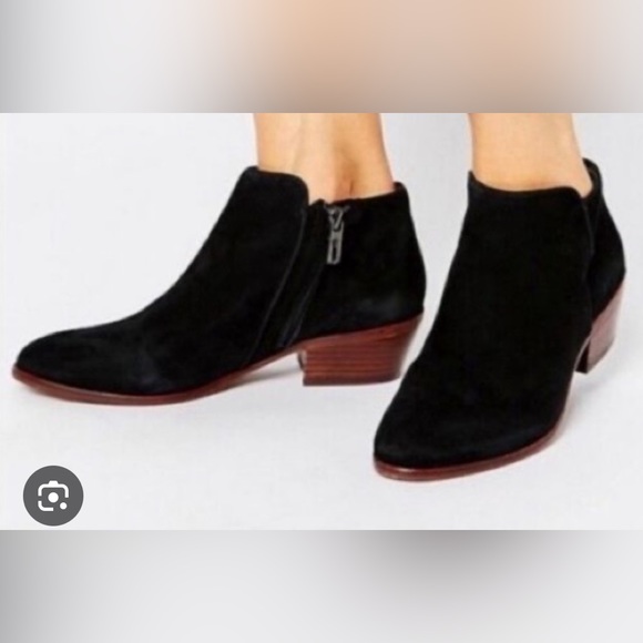 Sam Edelman Suede Petty Booties 8 - Picture 2 of 11